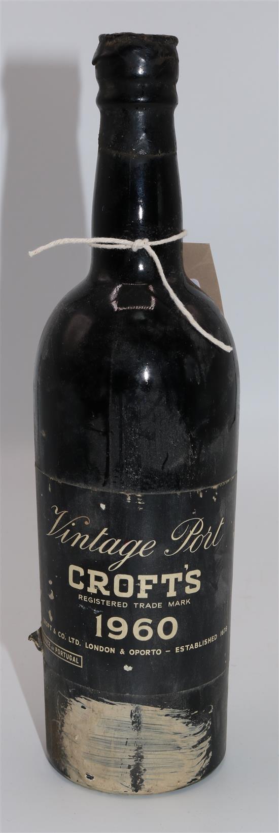 1960 vintage port crofts